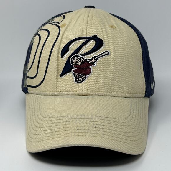 San Diego Padres Hat Baseball Cap Nike Team MLB 6 Panel Blue Flex Fitted OSFM - Picture 1 of 11
